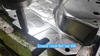 Ball end mill insert application video