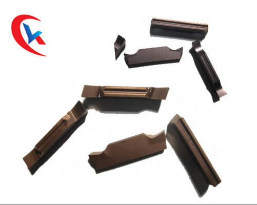 HRC35 - 50 External Turning Tool Cast Iron Stainless Steel Carbide Grooving Inserts