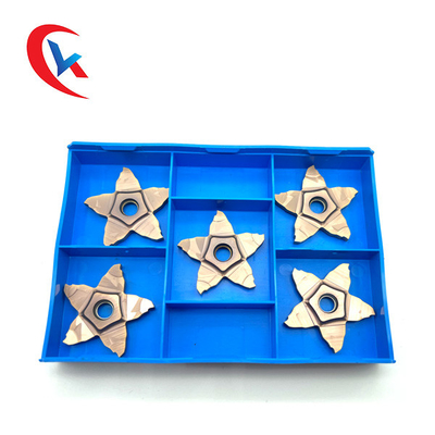 5-Sided Pentagon Groove Width 1.0-3.0 Mm Cutting Edge Processing Solutions Carbide Grooving Inserts