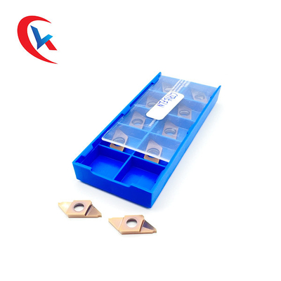 double edge Bronze Coating For Automatic Lathe CTP Series Tools Carbide Grooving Inserts