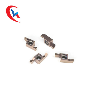 2 Cutting Edges GER-D HRA 91.8 Hardness Carbide Grooving Inserts For CNC Machines