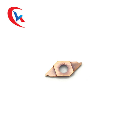 Bronze Coating HRA 91.8 TKF12R200-S For Segment Cutter Carbide Grooving Inserts