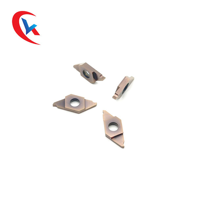 Bronze Coating HRA 91.8 TKF12R200-S For Segment Cutter Carbide Grooving Inserts