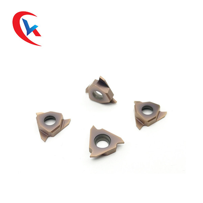 TGF32R100 Customized Slot Width 3 Cutting Edges PVD Coating Left Hand Knife Carbide Grooving Inserts