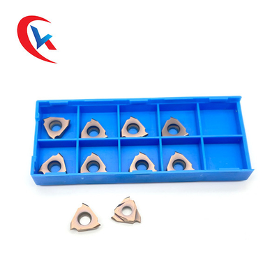 TGF32L200-R0.75 Customized Slot Width 3 Cutting Edges PVD Coating Left Hand Knife Carbide Grooving Inserts