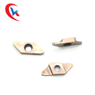 Replace NTK High-Efficiency Processing Bronze Coating CTPA Series Carbide Grooving Inserts