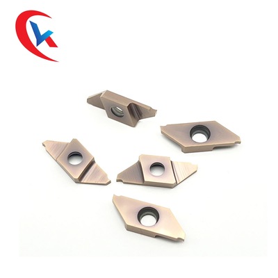 Replace NTK High-Efficiency Processing Bronze Coating CTPA Series Carbide Grooving Inserts