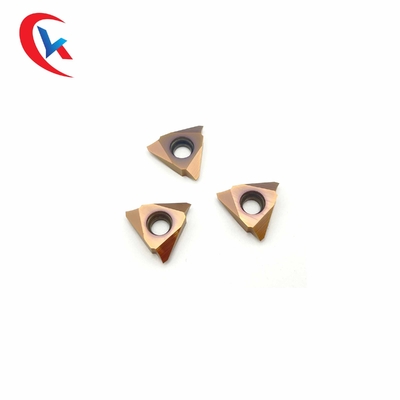 Vertical Thread Milling Inserts MTT43R6004 Bronze Coating Wear-Resistant Tungsten Carbide Inserts