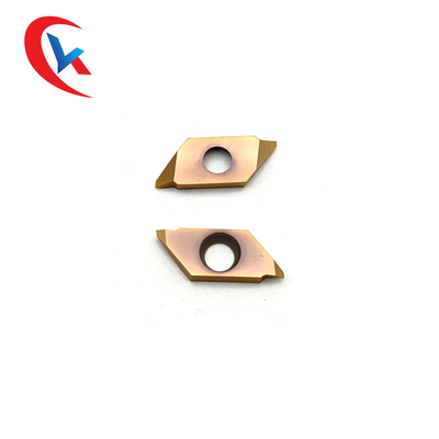 HRA 91.8 Bronze Coating Thread Cutter TTPS60FR4B Carbide Blade Turning Tungsten Carbide Inserts