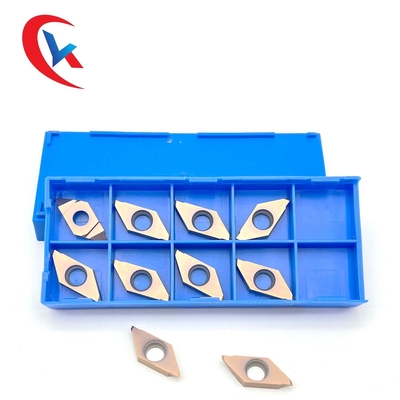 Thread Cutter TKFT12RB6000 Turning Tungsten Carbide Inserts Bronze Coating HRA 91.8