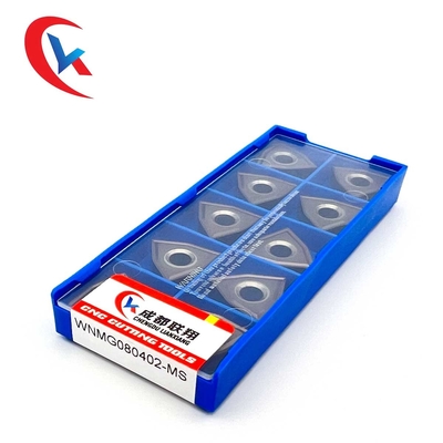 WNMG080402-MS Processing Steel Parts Stainless Steel Finishing Physical Coating Tungsten Carbide Inserts