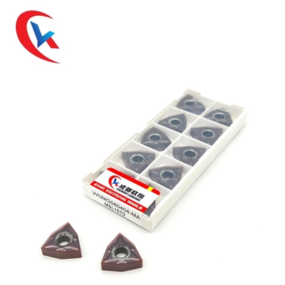 WNMG080404-MA PVD Coating Carbide Milling Inserts Stainless Steel Finishing