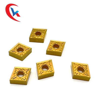 CNMG120404-TM Tungsten Carbide Inserts Chemical Coating For Steel Parts