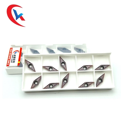 VBMT110304-MV Physical Coating Tungsten Carbide Inserts With 2 Cutting Edges