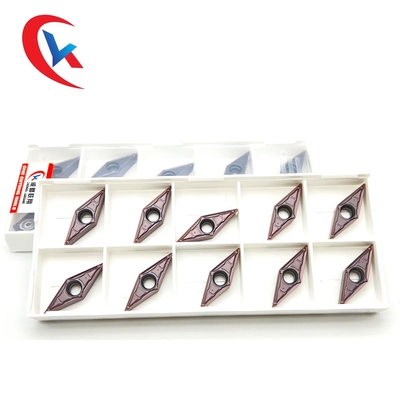 VBMT160404-MV Stainless Steel Finishing Tungsten Carbide Inserts PVD Coating