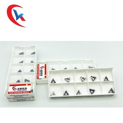 TPGH090202L-S 60° Cutting Edge Angle Tungsten Carbide Inserts For Machining