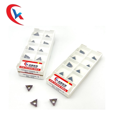 TPGH110302L-S Pvd Coating Tungsten Carbide Inserts With 60° Cutting Edge Angle