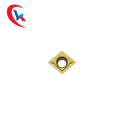 CCMT09T304 Tungsten Carbide Inserts Chemical Coating For Steel Parts