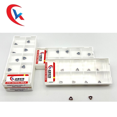 WBGT060202L-F Tungsten Carbide Inserts Stainless Steel Finishing Physical Coating