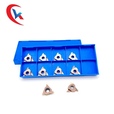 GBA43R100 Bronze Physical Coating Three Cutting Edges Cutting And Slotting Tool Carbide Grooving Inserts