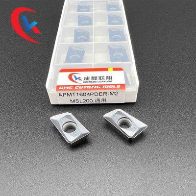 APMT1604PDER-M2 Shoulder Milling Inserts Processing Steel Parts, Stainless Steel Carbide Milling Inserts