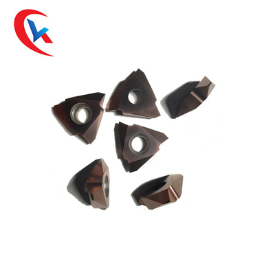 Vertical Thread Milling Inserts MTT43R6004 Bronze Coating Wear-Resistant Tungsten Carbide Inserts