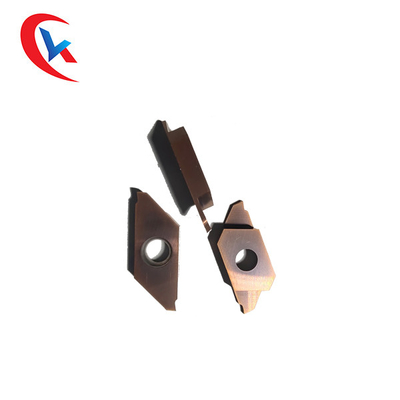 CNC Machine Tungsten Carbide Inserts Tool Steel Cutting Slot HRC 35 - 50 Carbide Grooving Inserts
