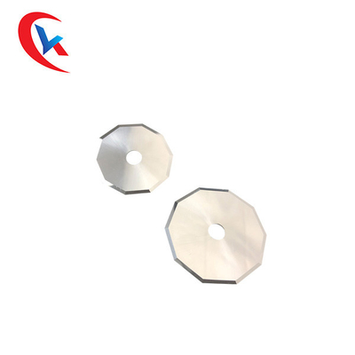 Carbide Round Circular Slitter Blades 89 HRC For Cutting Paper Fabric Circular Slitter Blades