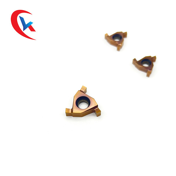 16ER PVD Coating 3 Cutting Edge Etc Carbide Grooving Inserts for CNC Machines