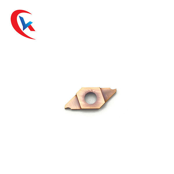 Bronze Coating HRA 91.8 TKF12R200-S For Segment Cutter Carbide Grooving Inserts