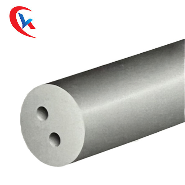 Double Straight Hole Cutting Tools 3.2 - 20.2MM Polished Tungsten Carbide Steel Rod